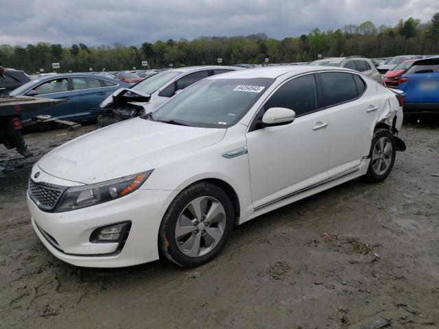 KIA OPTIMA HYB 2015 with VIN KNAGN4ADXF5090243 - Photo from auction
