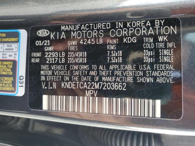 Photo 14 from auction – 2021 KIA SELTOS SX with VIN KNDETCA22M7203662