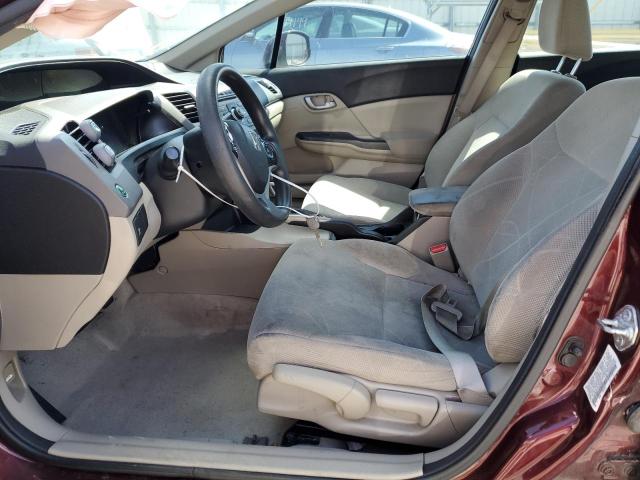 Photo 7 from auction – 2012 HONDA CIVIC LX with VIN 19XFB2F51CE074851