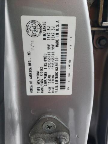 Photo 14 from auction – 2012 ACURA RDX with VIN 5J8TB1H2XCA801201