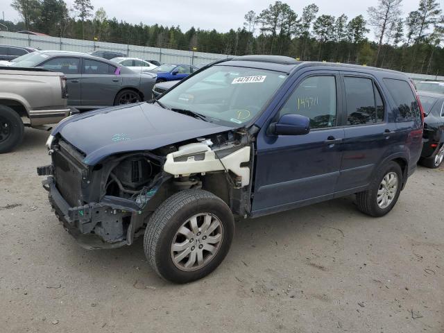 HONDA CR-V EX 2006 with VIN JHLRD68836C014574 - Photo from auction
