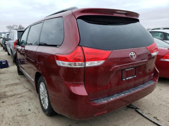 Photo 2 from auction – 2012 TOYOTA SIENNA XLE with VIN 5TDYK3DC4CS181558
