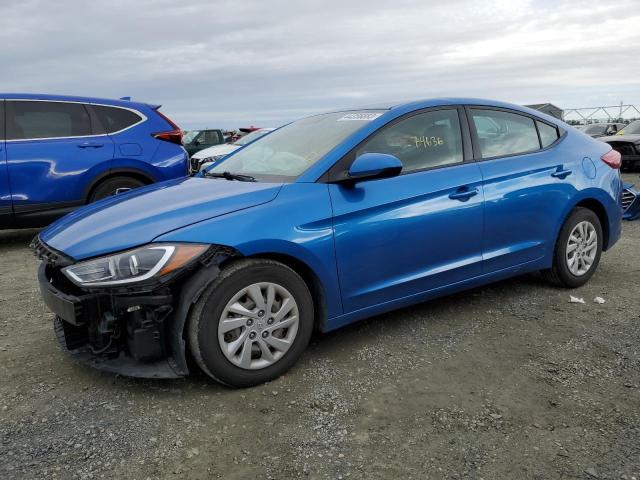 HYUNDAI ELANTRA SE 2017 with VIN 5NPD74LF4HH200575 - Photo from auction