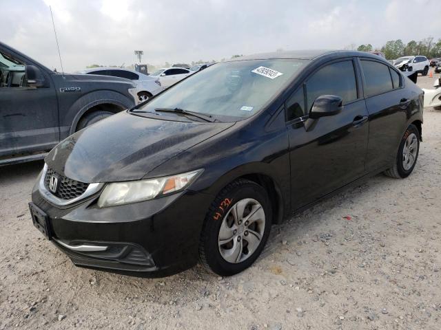 HONDA CIVIC LX 2013 with VIN 2HGFB2F50DH576001 - Photo from auction