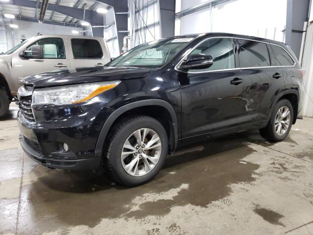 TOYOTA HIGHLANDER 2016 with VIN 5TDBKRFH2GS347843 - Photo from auction