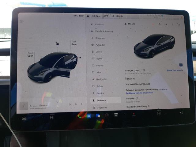 Photo 9 from auction – 2021 TESLA MODEL 3 with VIN 5YJ3E1EA2MF094038