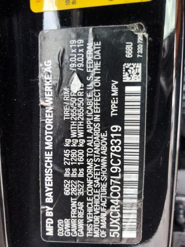 Photo 14 from auction – 2020 BMW X5 SDRIVE with VIN 5UXCR4C07L9C78319