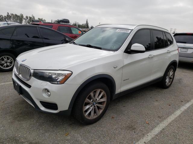 BMW X3 XDRIVE2 2015 with VIN 5UXWX9C5XF0D59996 - Photo from auction