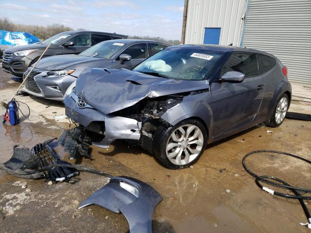 HYUNDAI VELOSTER 2013 with VIN KMHTC6AD7DU144230 - Photo from auction