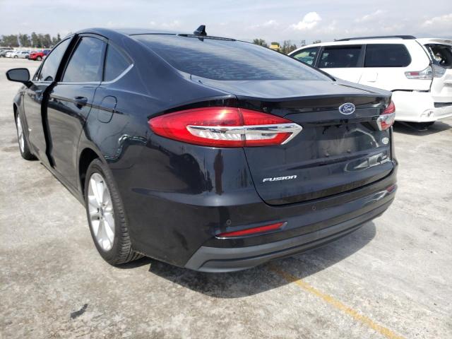 Photo 2 from auction – 2019 FORD FUSION SE with VIN 3FA6P0LUXKR199815