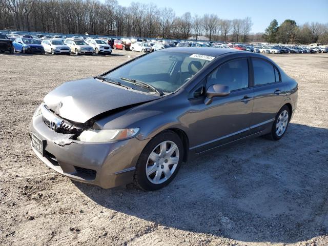 HONDA CIVIC LX 2011 with VIN 19XFA1F54BE000643 - Photo from auction