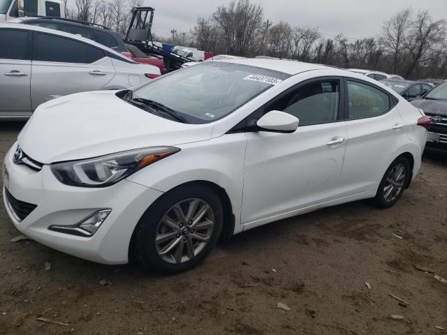 HYUNDAI ELANTRA SE 2016 with VIN 5NPDH4AE4GH755502 - Photo from auction