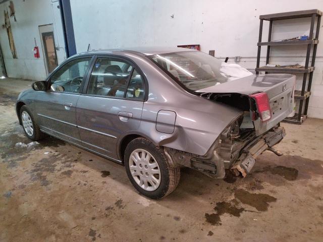 Photo 2 from auction – 2005 HONDA CIVIC with VIN 2HGES16685H615739