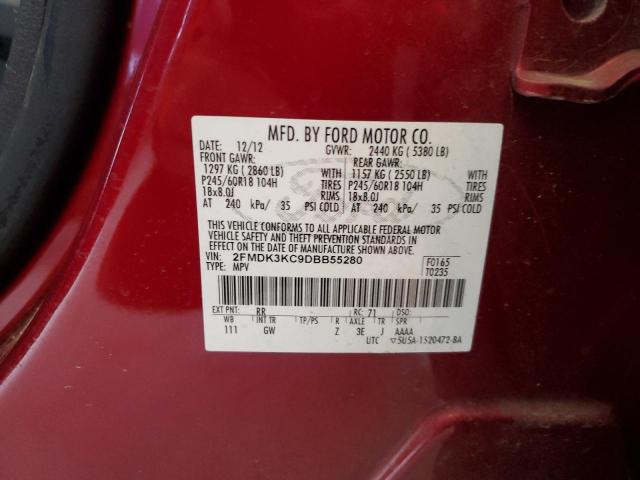 Photo 14 from auction – 2013 FORD EDGE LIMIT with VIN 2FMDK3KC9DBB55280