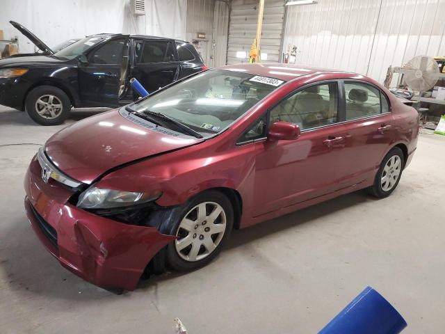 HONDA CIVIC LX 2008 with VIN 2HGFA16568H533642 - Photo from auction