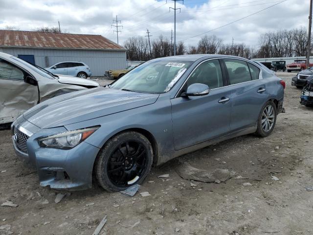 INFINITI Q50 BASE 2014 with VIN JN1BV7AR5EM681341 - Photo from auction