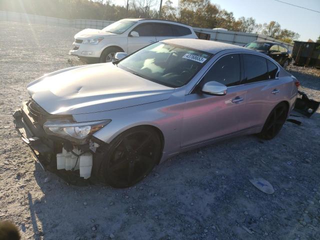 INFINITI Q50 BASE 2014 with VIN JN1BV7AP9EM687853 - Photo from auction