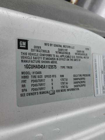Photo 14 from auction – 2010 CHEVROLET EXPRESS G1 with VIN 1GCUHAD45A1123575