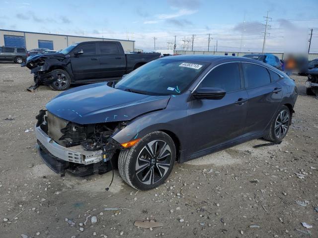 HONDA CIVIC EX 2018 with VIN JHMFC1F34JX011342 - Photo from auction