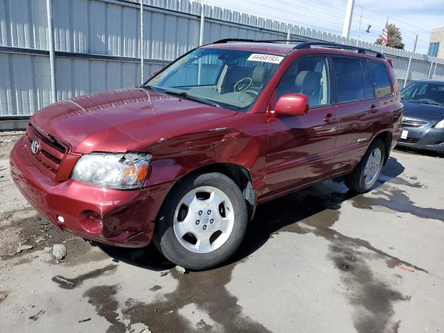 TOYOTA HIGHLANDER 2006 with VIN JTEEP21A260166142 - Photo from auction