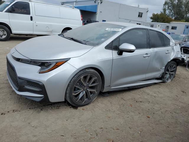 TOYOTA COROLLA SE 2021 with VIN 5YFS4MCE3MP068624 - Photo from auction