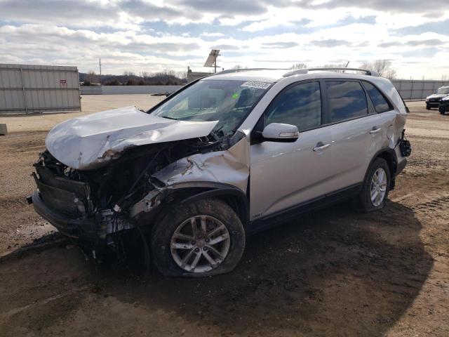 KIA SORENTO LX 2015 with VIN 5XYKTDA77FG597704 - Photo from auction