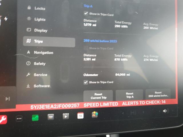 Photo 9 from auction – 2018 TESLA MODEL 3 with VIN 5YJ3E1EA2JF009257