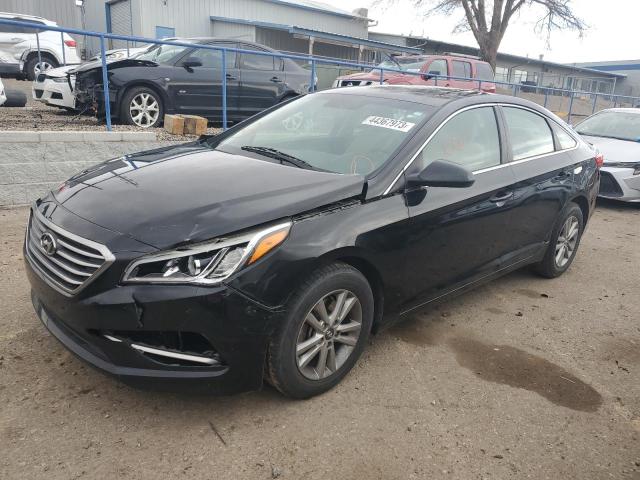HYUNDAI SONATA SE 2017 with VIN 5NPE24AF9HH474165 - Photo from auction