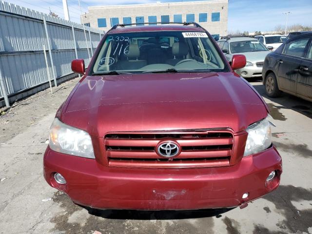 Foto 5 de la subasta – 2006 TOYOTA HIGHLANDER con VIN JTEEP21A260166142