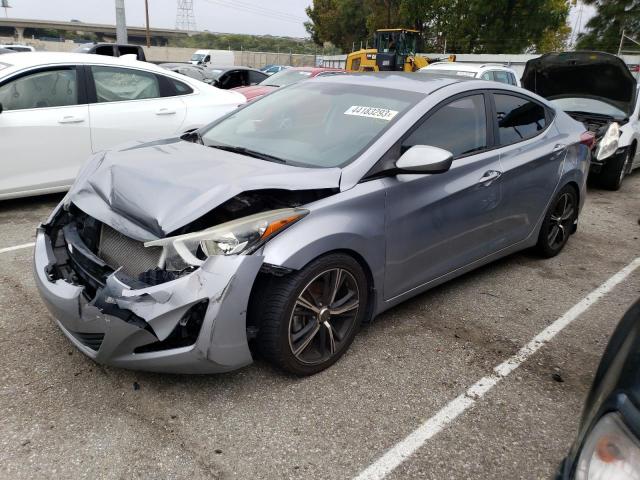 HYUNDAI ELANTRA SE 2016 with VIN 5NPDH4AE2GH727648 - Photo from auction