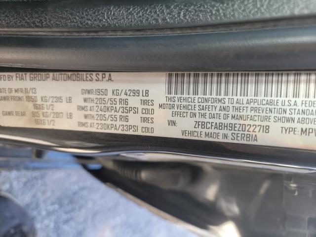 Photo 10 from auction – 2014 FIAT 500L EASY with VIN ZFBCFABH9EZ022718