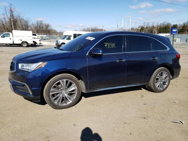 ACURA MDX TECHNO 2018 with VIN 5J8YD4H54JL018436 - Photo from auction