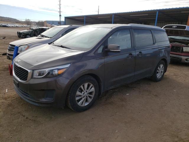 KIA SEDONA LX 2016 with VIN KNDMB5C10G6182769 - Photo from auction