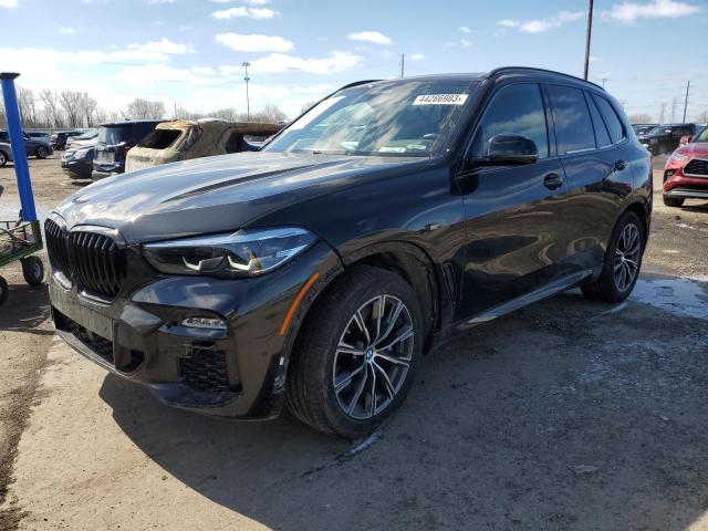 BMW X5 M50I 2021 with VIN 5UXJU4C09M9E31208 - Photo from auction