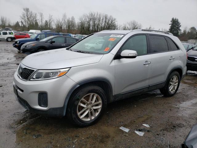 KIA SORENTO LX 2014 with VIN 5XYKT4A79EG481029 - Photo from auction