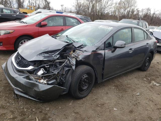 HONDA CIVIC LX 2013 with VIN 19XFB2F59DE219197 - Photo from auction