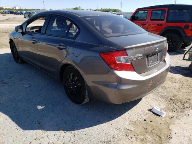 Photo 2 from auction – 2012 HONDA CIVIC LX with VIN 19XFB2F56CE032465