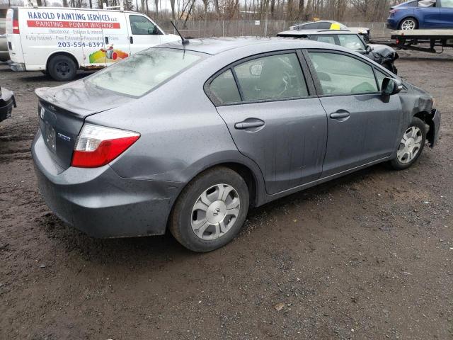 Photo 3 from auction – 2012 HONDA CIVIC HYBR with VIN JHMFB4F29CS010120