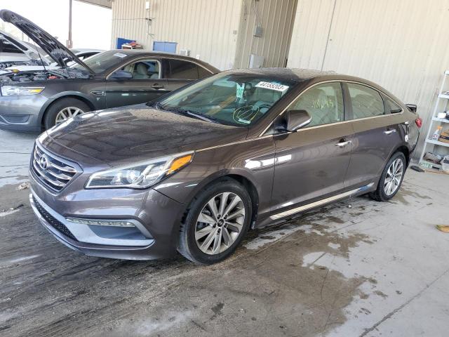 HYUNDAI SONATA SPO 2017 with VIN 5NPE34AF2HH571706 - Photo from auction