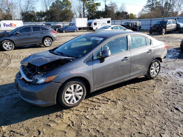 HONDA CIVIC LX 2012 with VIN 19XFB2F59CE063919 - Photo from auction