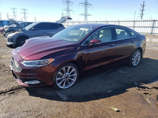 FORD FUSION TIT 2017 with VIN 3FA6P0D98HR298376 - Photo from auction