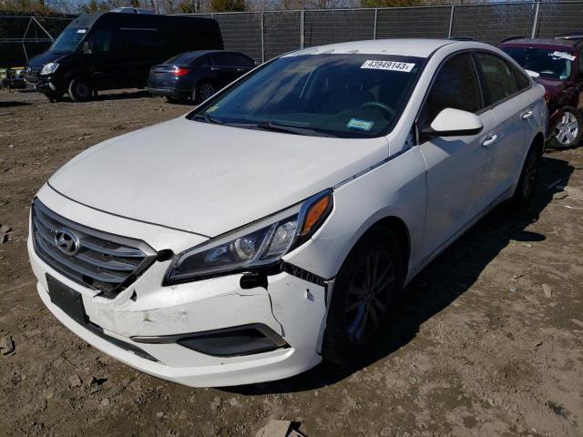 HYUNDAI SONATA SE 2017 with VIN 5NPE24AF7HH451807 - Photo from auction