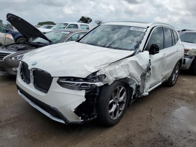BMW X3 SDRIVE3 2022 with VIN 5UX43DP07N9K92527 - Photo from auction