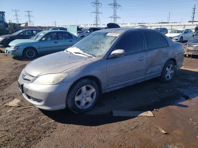 HONDA CIVIC EX 2004 with VIN 1HGES26734L011712 - Photo from auction