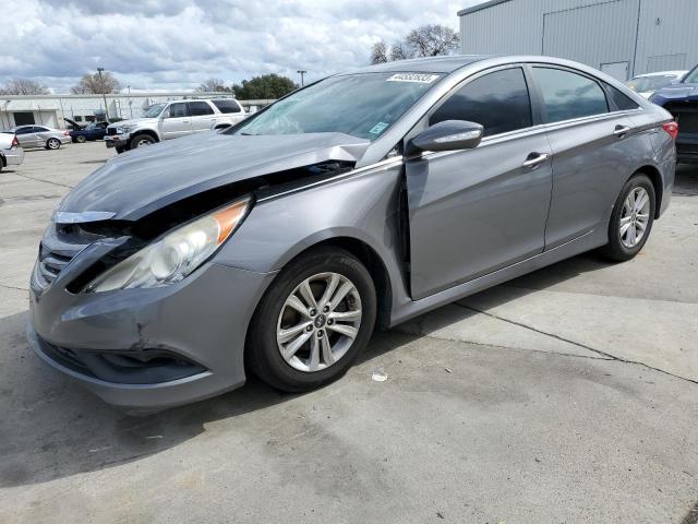 HYUNDAI SONATA GLS 2014 with VIN 5NPEB4AC8EH896218 - Photo from auction