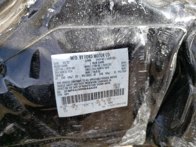 Photo 14 from auction – 2022 FORD EDGE SEL with VIN 2FMPK4J98NBA44259