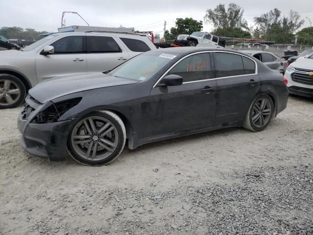 INFINITI G37 BASE 2012 with VIN JN1CV6AP0CM626743 - Photo from auction