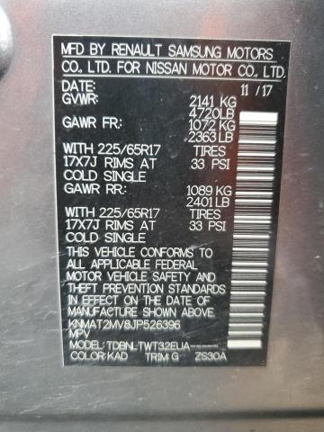 Photo 14 from auction – 2018 NISSAN ROGUE S with VIN KNMAT2MV8JP526396