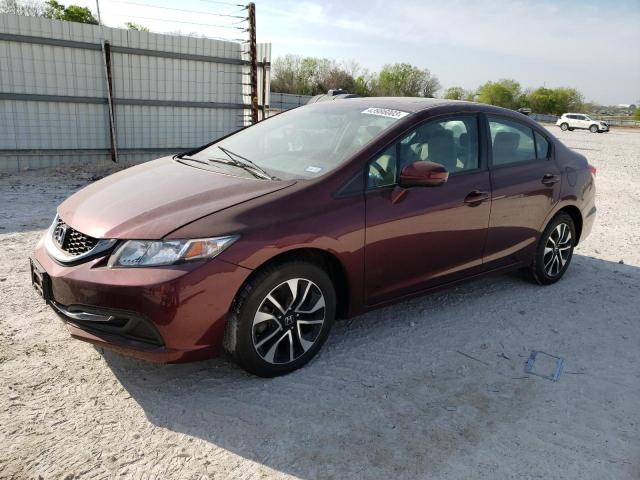 HONDA CIVIC EX 2014 with VIN 19XFB2F81EE084518 - Photo from auction