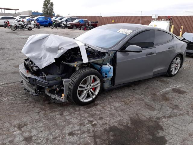 TESLA MODEL S 2014 with VIN 5YJSA1H17EFP49816 - Photo from auction